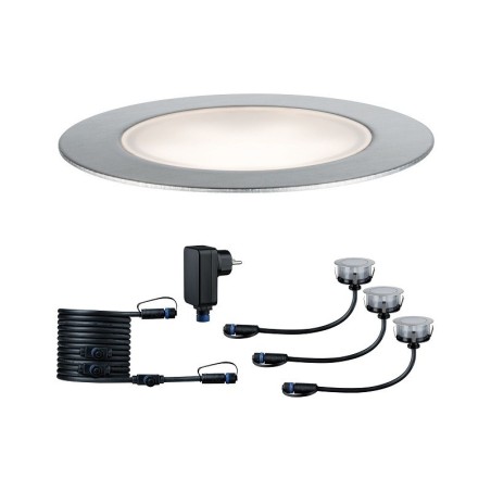 Plug & Shine įleidžiamas šviestuvas Floor Eco 3x1W (3000K)