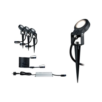 Plug & Shine šviestuvų komplektas su smeige 3x6W